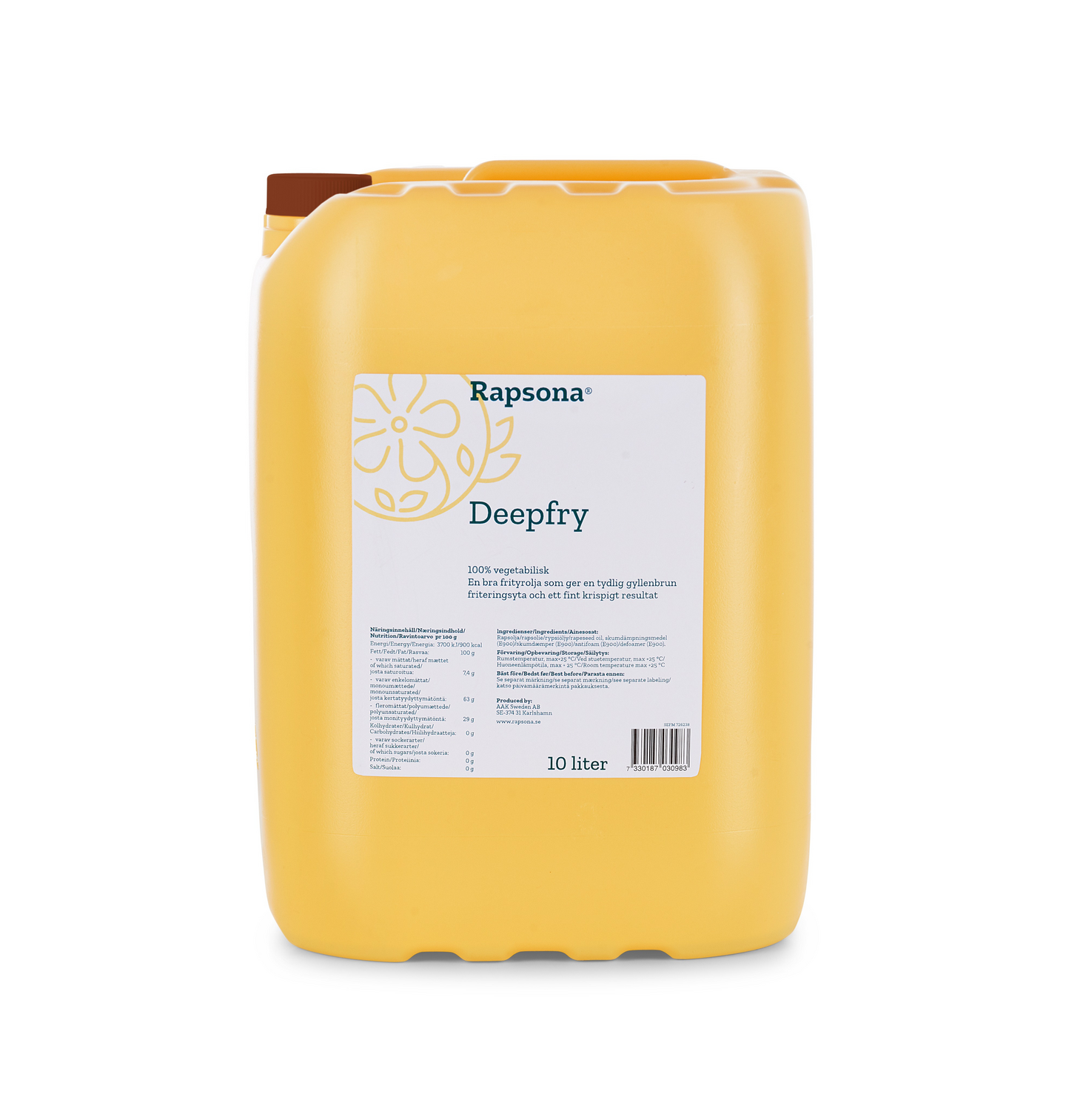 Rapsona Deepfry syväpaistoöljy 10l
