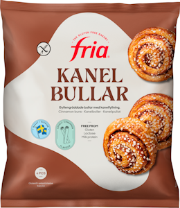 Fria kanelipulla 4 kpl/230 g gluteeniton pakaste