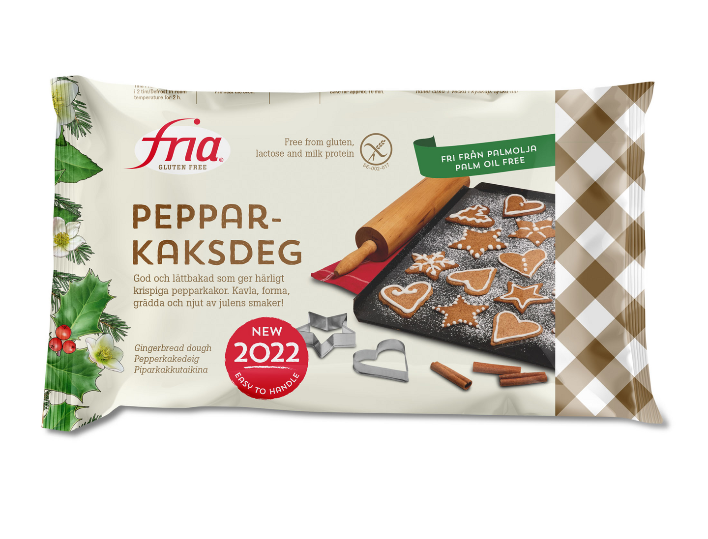 Fria Bröd piparkakkutaikina 500g gluteeniton pakaste | K-Ruoka Verkkokauppa
