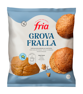 Fria gluteeniton karkea sämpylä 4kpl/280g pakaste