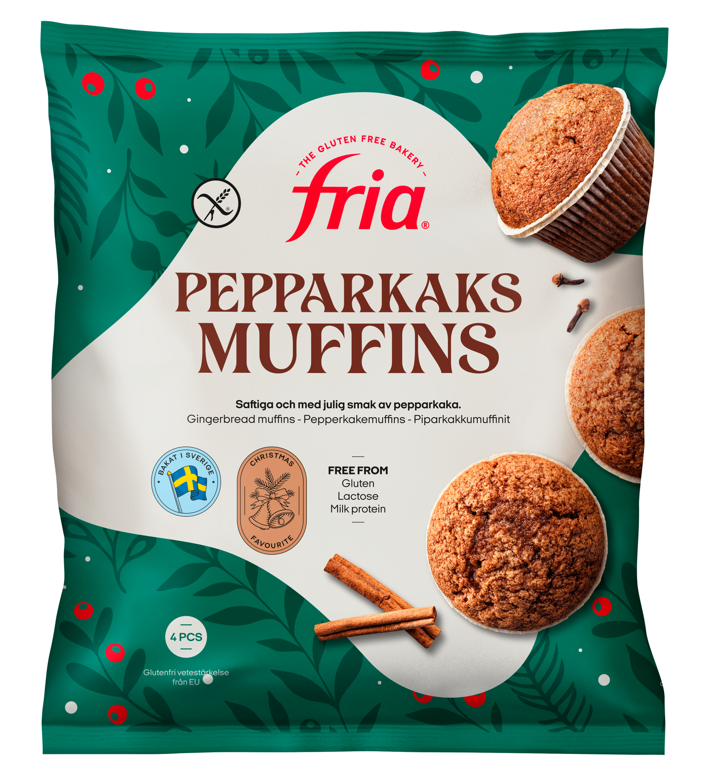 Fria piparkakkumuffini 240g gluteeniton