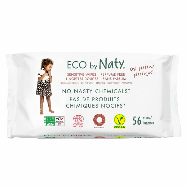 Naty Eco puhdistuspyyhe sensitive  56kpl