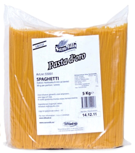 SamMills Pasta D'oro 5kg spaghetti luontaisesti gluteeniton pasta