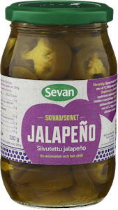 Sevan jalapeno viipaloitu 555/320g