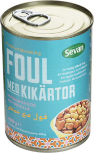 Sevan Foul Favapavut kikherneillä 400g Muhennos