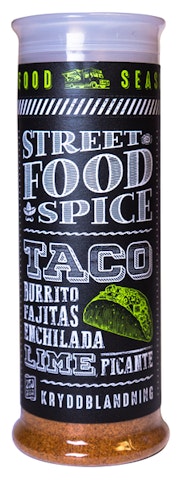 Poppamies Kryddhuset Street Food Spice -Taco Lime 250g