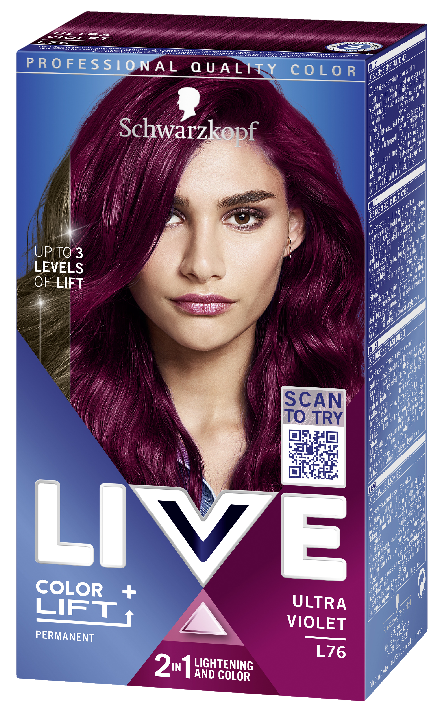 Schwarzkopf Live hiusväri L76 Ultra Violet