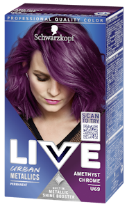 Schwarzkopf Live U69 Amethyst Chrome hiusväri