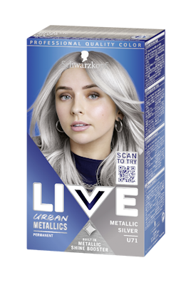 Schwarzkopf Live U71 Metallic Silver hiusväri