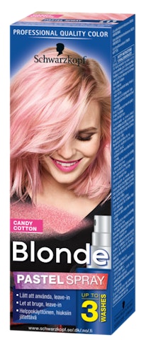 Schwarzkopf Blonde Pastel Spray 125ml Candy Cotton värisuihke