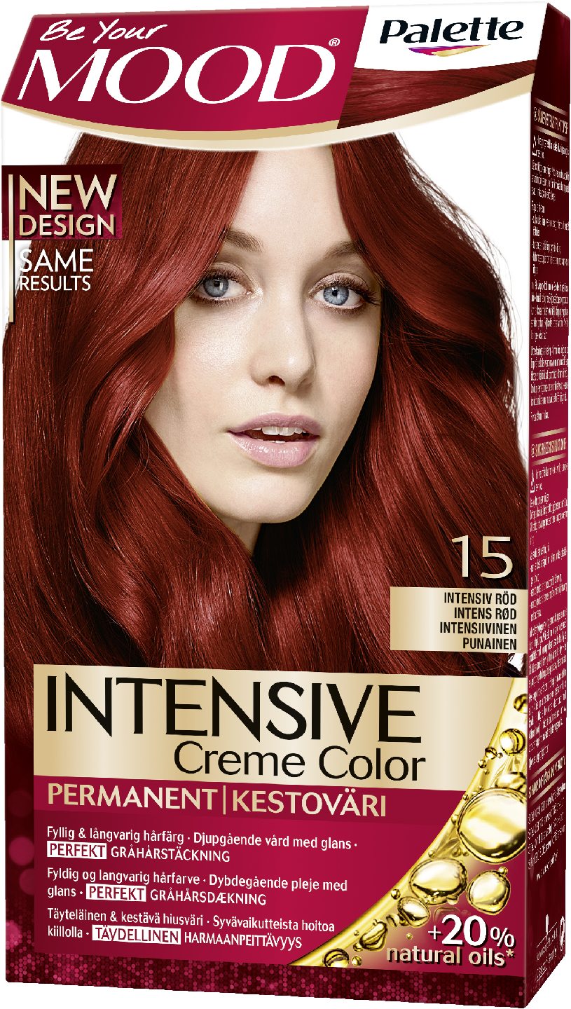 Palette Mood hiusväri 15 Intensiivinen Punainen