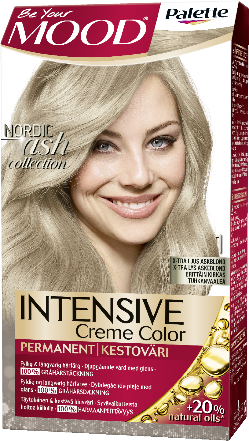 Palette Mood hiusväri 1 Erittäin Kirkas Tuhkanvaalea