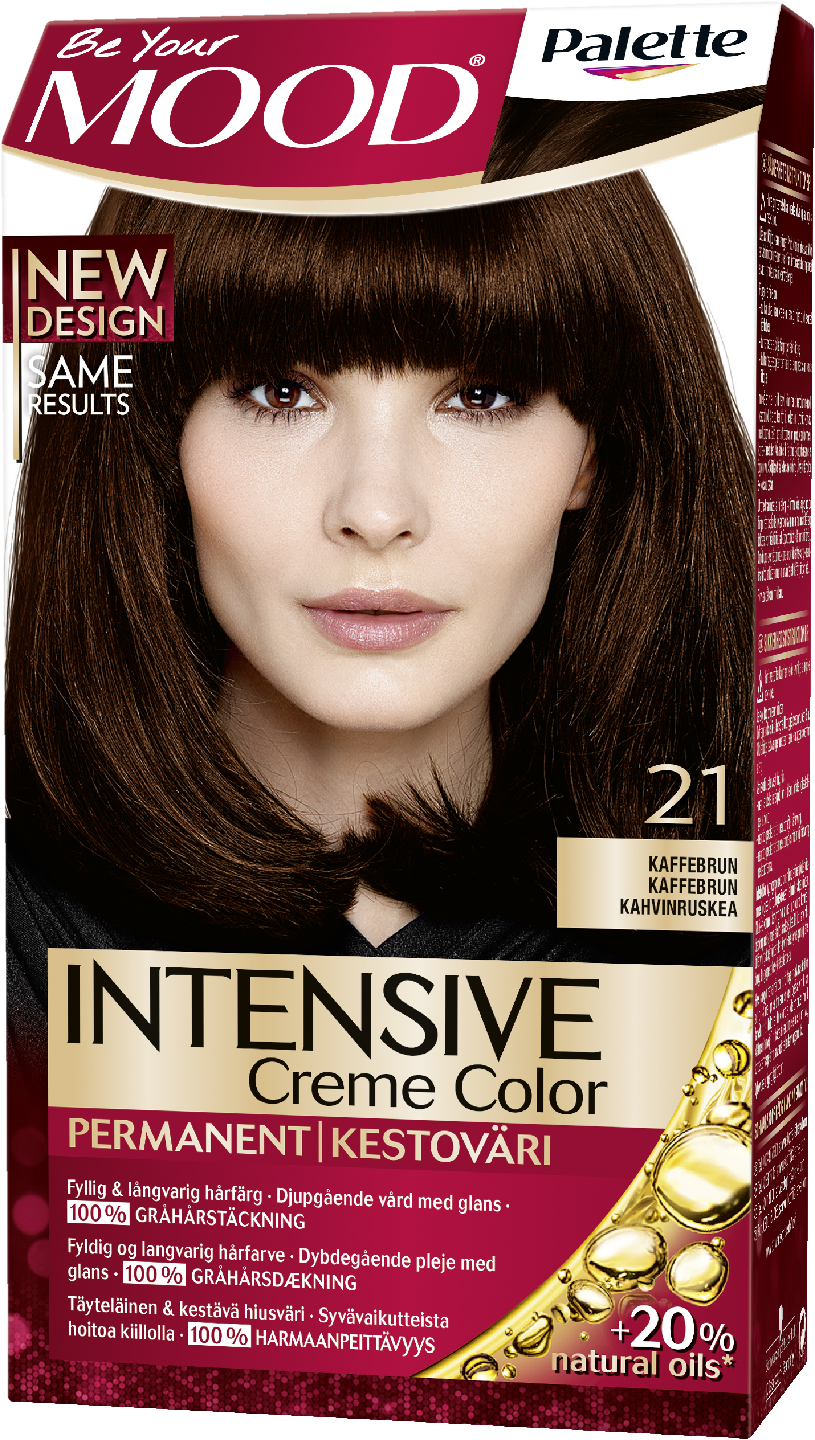 Palette Mood hiusväri 21 Kahvinruskea