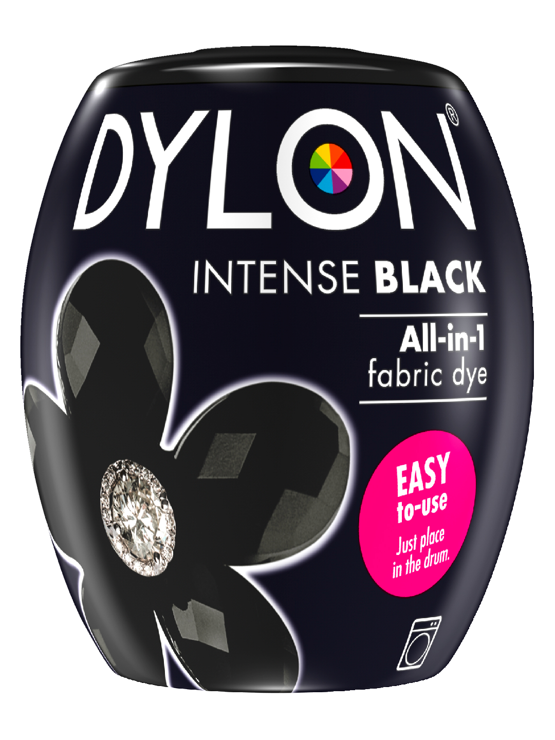 Dylon 350g Intense Black 12 tekstiiliväri