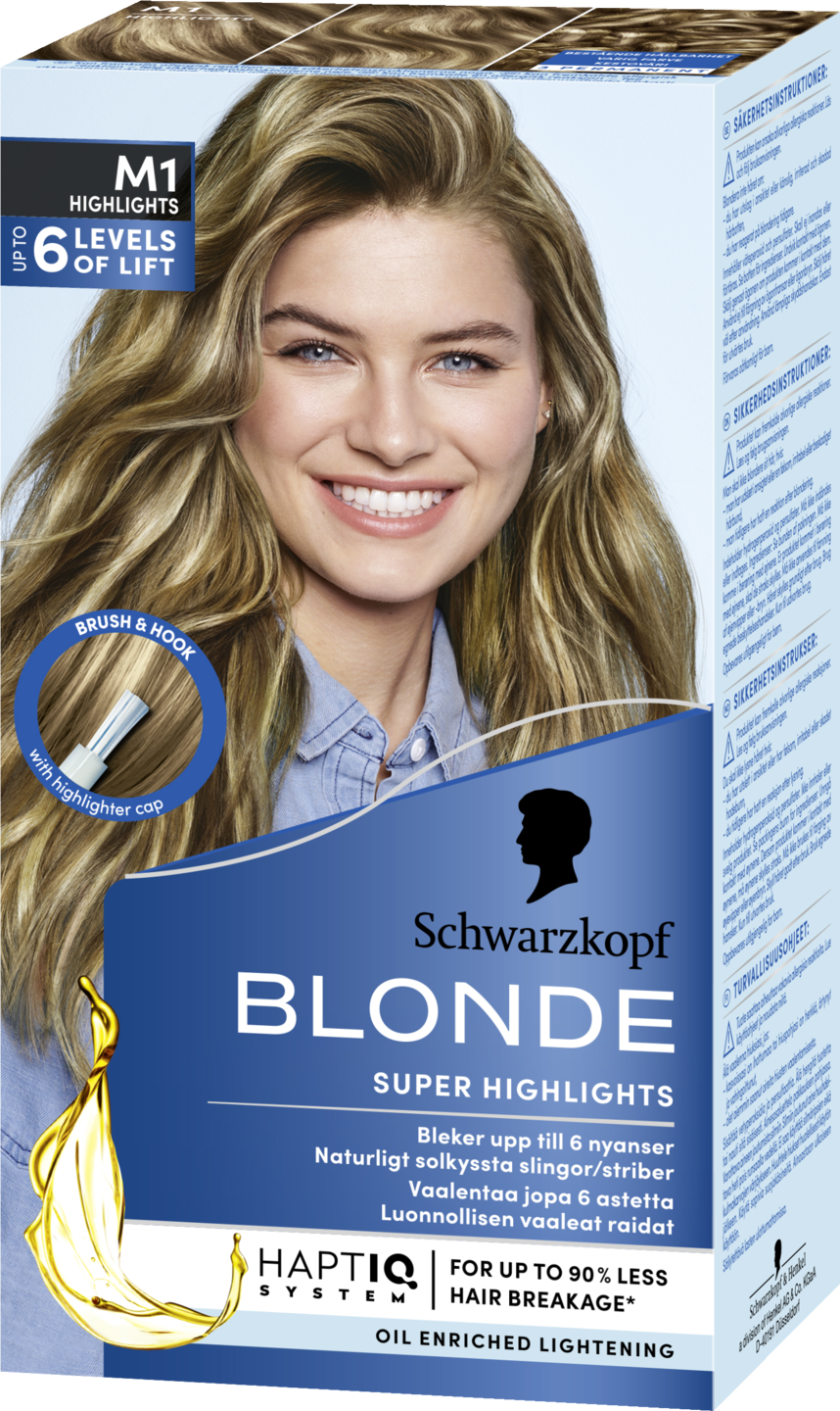 Schwarzkopf Blonde raidat M1 Highlights Super