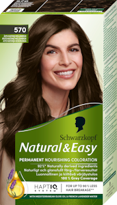 Schwarzkopf Natural & Easy hiusväri 570 Aito Kastanja Keskiruskea