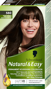 Schwarzkopf Natural & Easy hiusväri 580 Sametti Tummanruskea