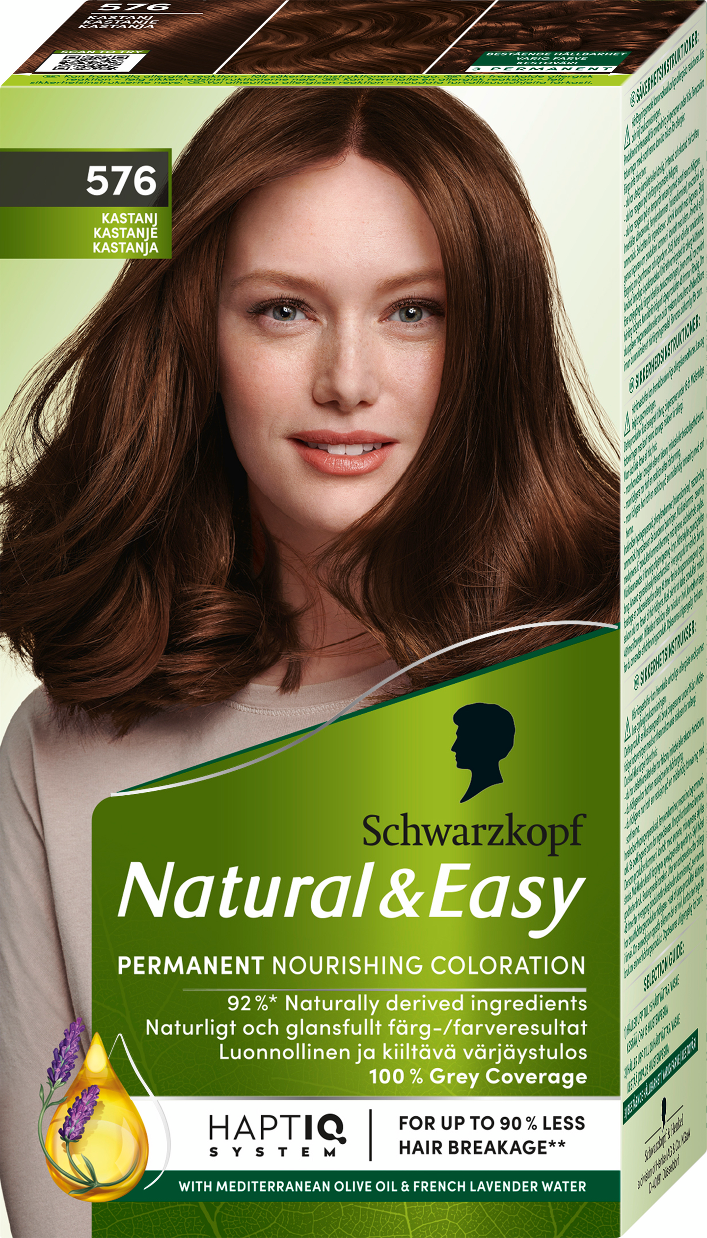 Schwarzkopf Natural & Easy hiusväri 576 Kastanja