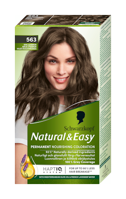 Schwarzkopf Natural & Easy hiusväri 563 Viileä Vaaleanruskea