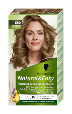 Schwarzkopf Natural & Easy hiusväri 550 Satiini Tummanvaalea