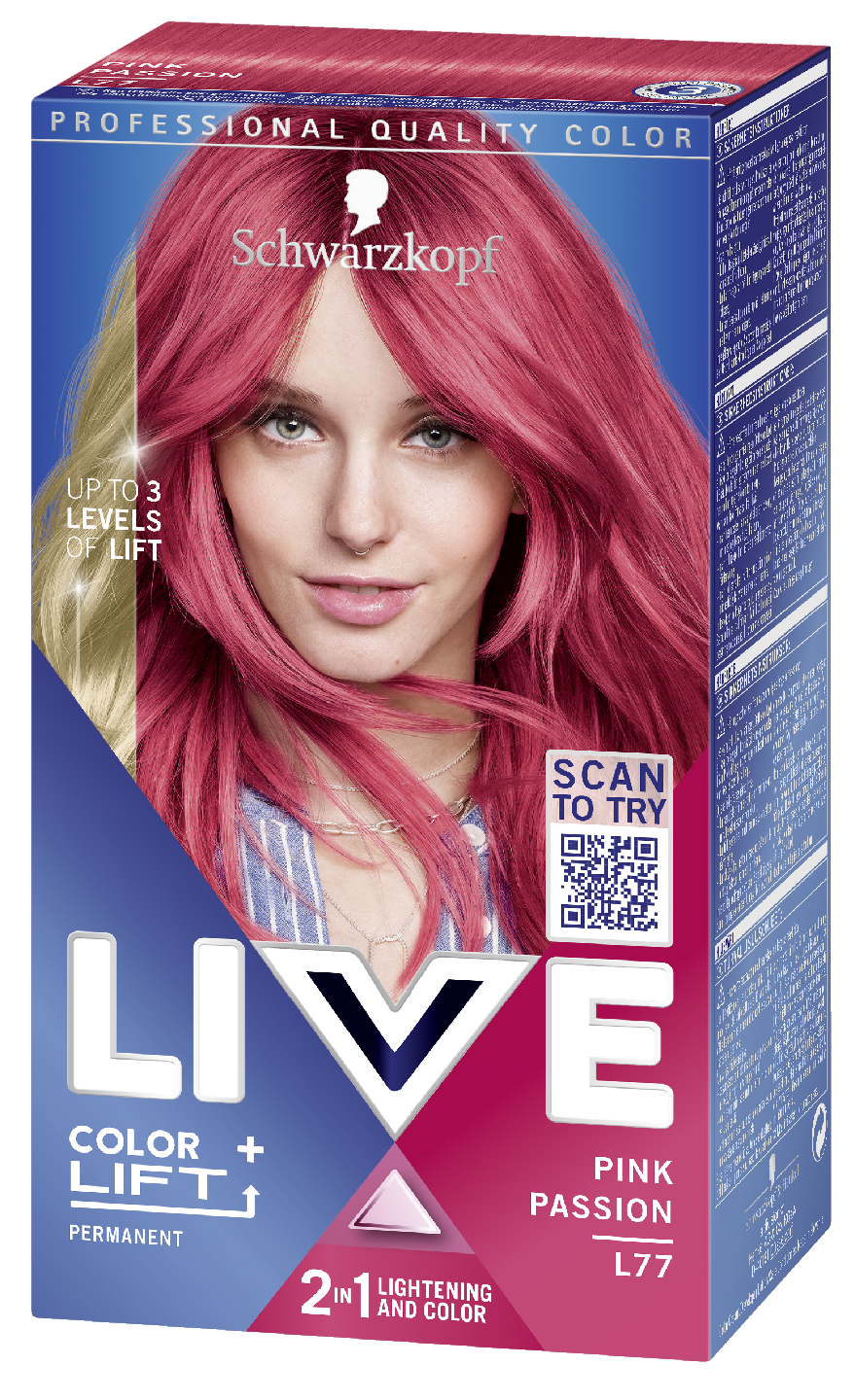 Schwarzkopf Live hiusväri L77 Pink Passion