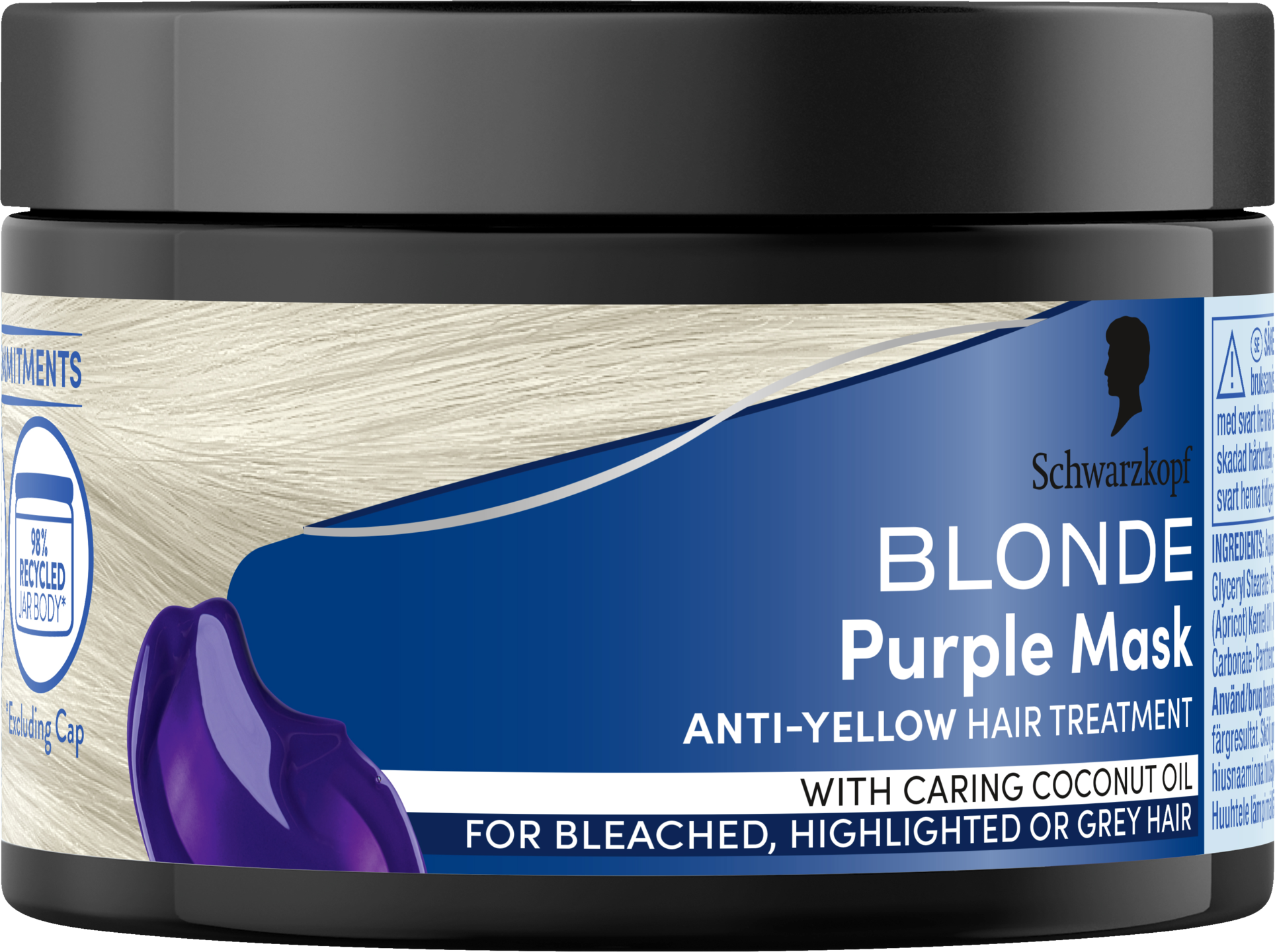 Schwarzkopf Blonde hiusnaamio 150ml Purple