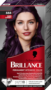 Schwarzkopf Brillance hiusväri 888 Dark Cherry -kestoväri