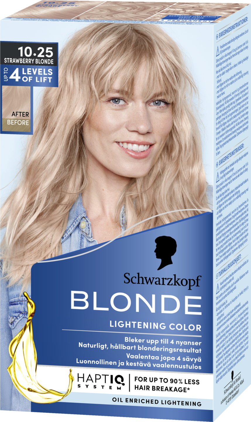 Schwarzkopf Blonde vaalennusvoide 10.25 Strawberry Blond