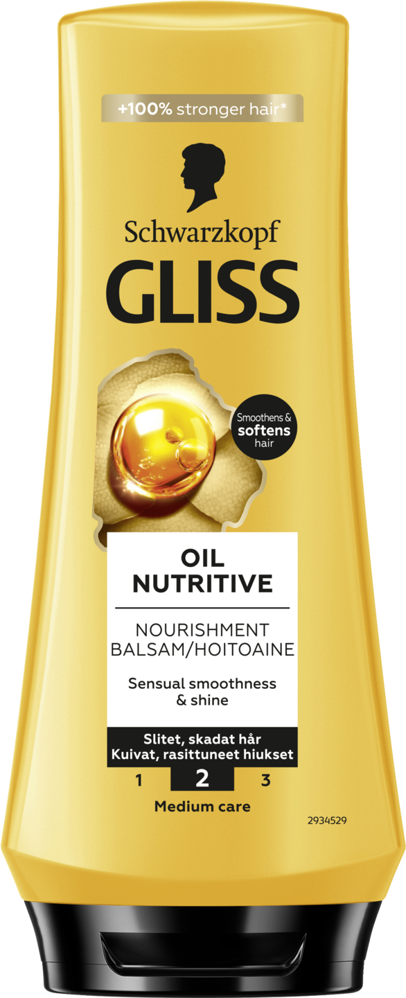 Schwarzkopf Gliss Oil Nutritive hoitoaine 200ml