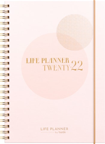 Vuosikalenteri 2022 Life Planner, Pink