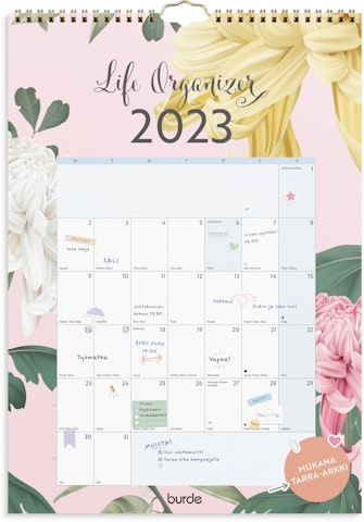 Seinäkalenteri 2023 Life Organizer