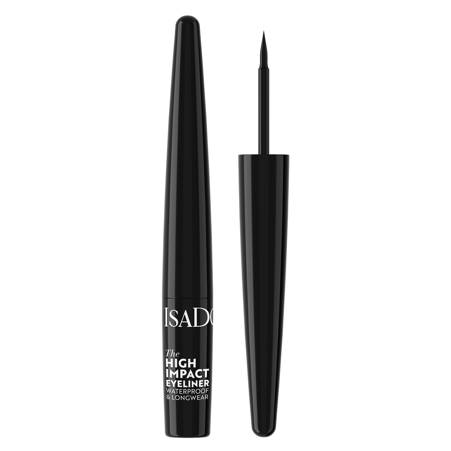 IsaDora The High Impact Eyeliner silmänrajaus 01 Reliable Black