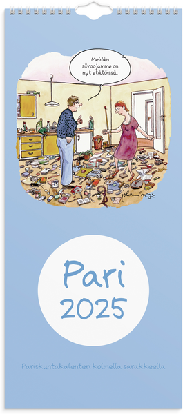Burde Perhekalenteri 2025 Pariskuntakalenteri