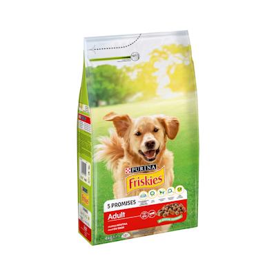 Friskies Adult Runsaasti Lihaa 4kg koiranruoka