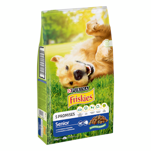 Friskies Senior Kanaa ja lisättyjä Kasviksia 7,5kg koiranruoka