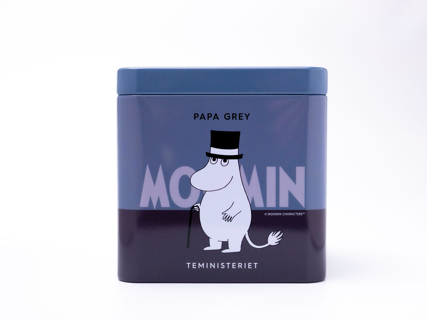 Moomin Papa grey musta tee 100g