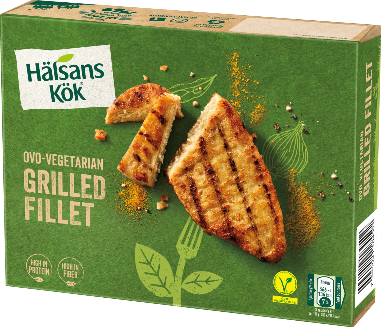 Hälsans kök grillatut kasvisfileet 300g