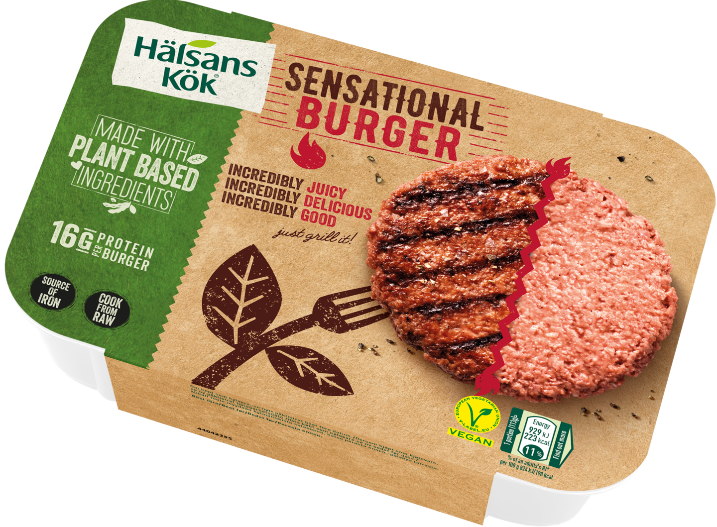 Strong recommendation for Incredible Burger by Hälsans Kök, available in at  least Northern Europe : r/VeganForCircleJerkers