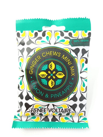 Renée Voltaire ginger chews mini mix sitruuna ja ananas 48g