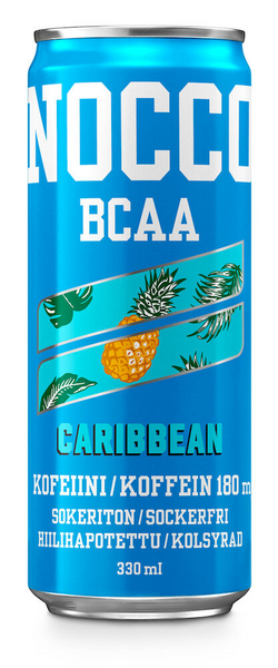 Nocco BCAA Caribbean 0,33l | K-Ruoka Verkkokauppa