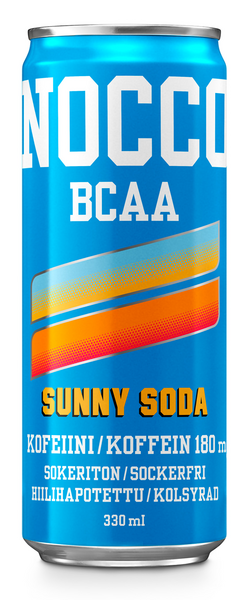 Nocco BCAA Sunny Soda persikka-vadelma 0,33l