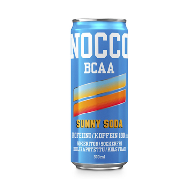 Nocco BCAA Sunny Soda persikka-vadelma 0,33l