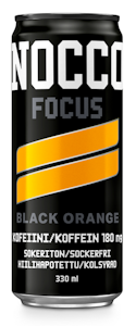 Nocco Focus Black Orange energiajuoma 0,33l