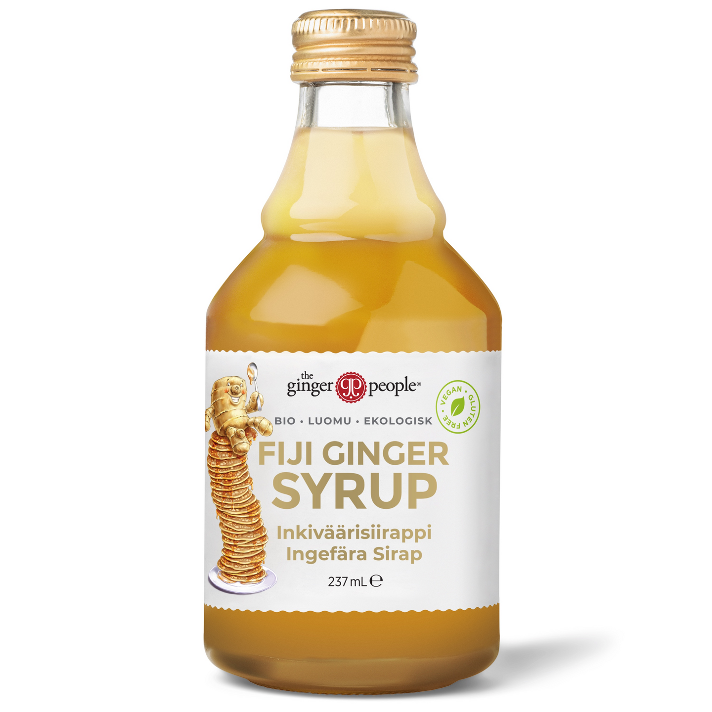 Ginger People Fiji Luomu Inkiväärisiirappi 237ml