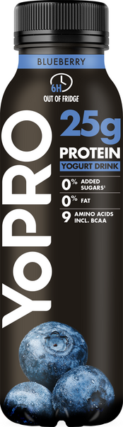 Danone YoPro proteiinijuoma 300g mustikka laktoositon