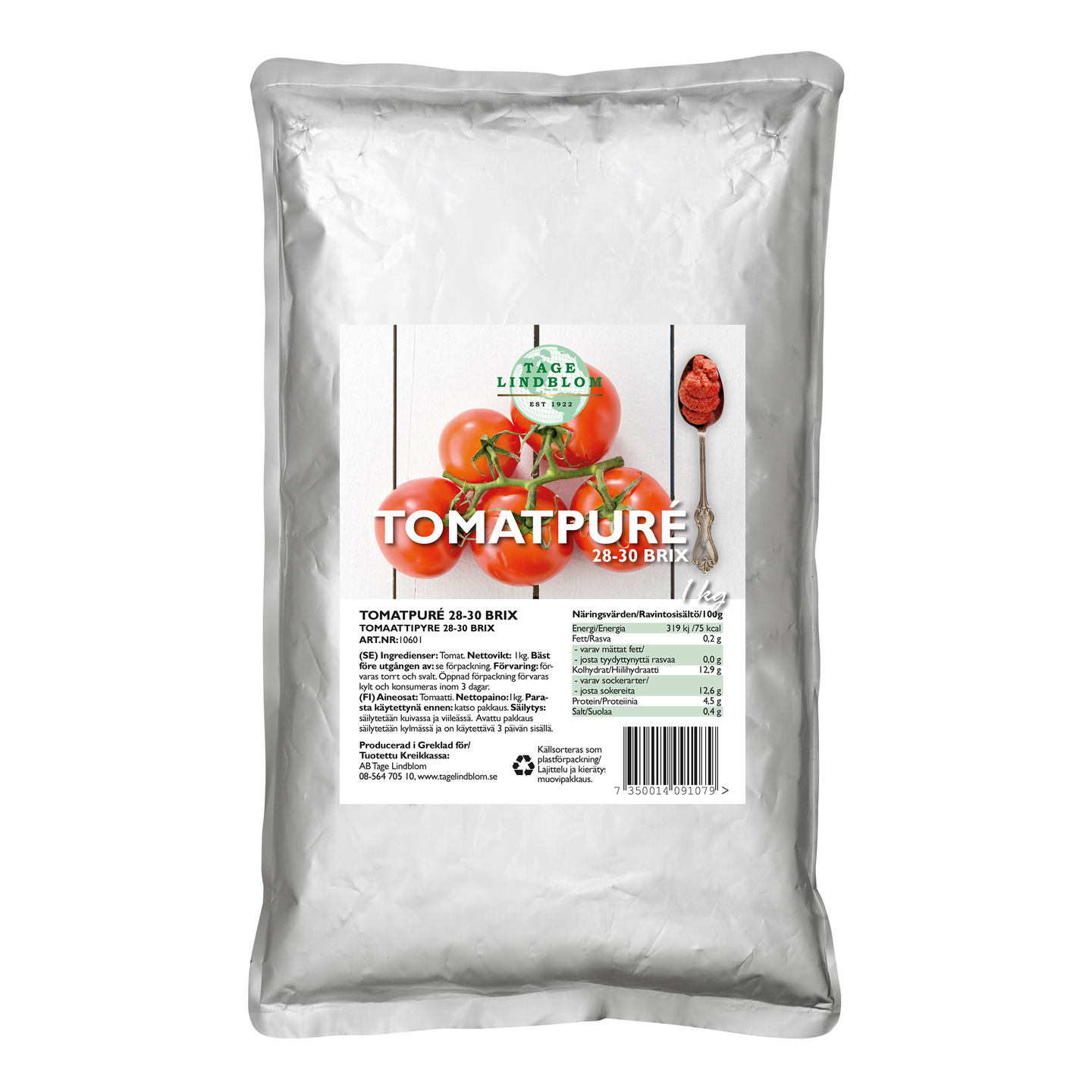 Tage Lindblom tomaattisose pussi Brix 28-30 1kg