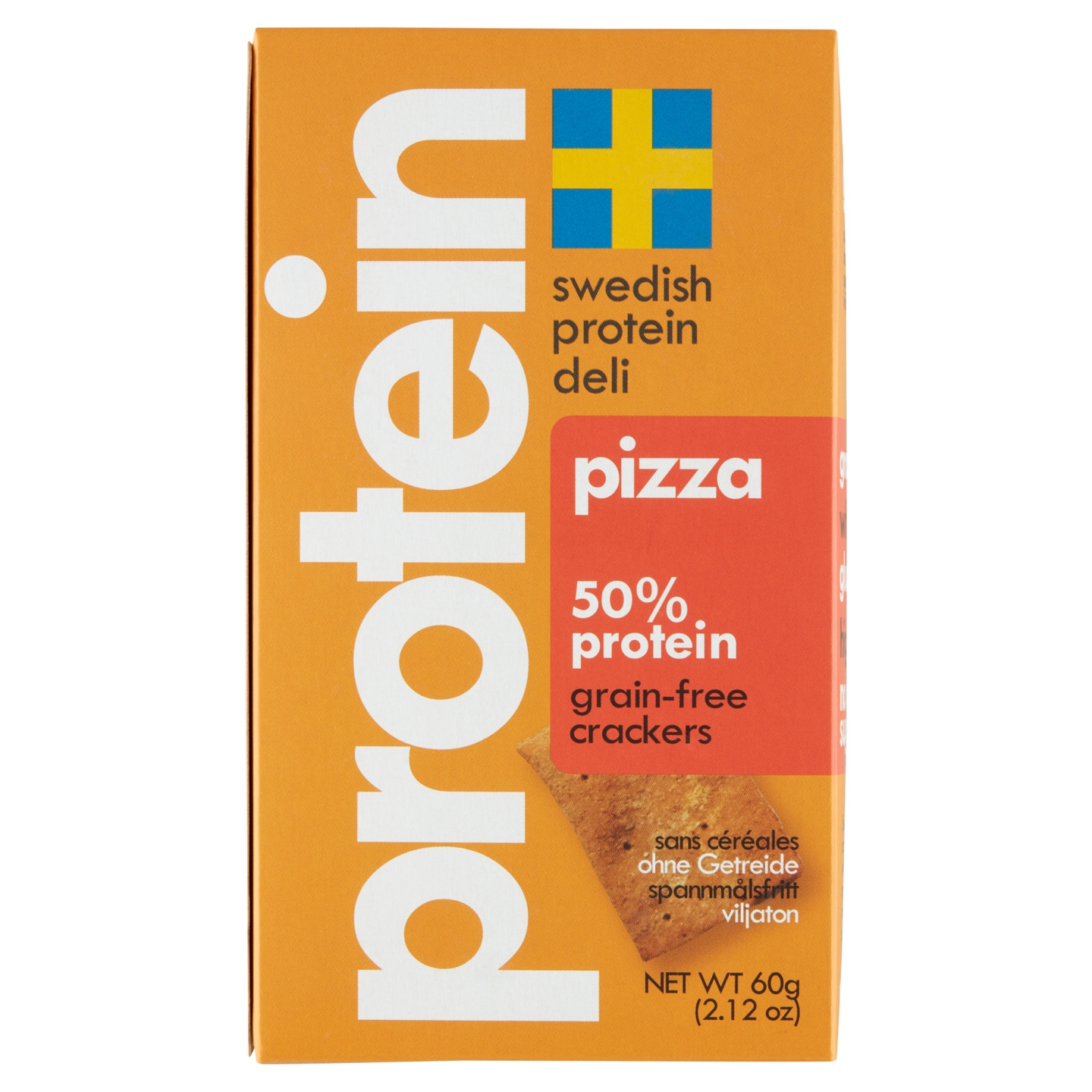 Swedish Protein Deli pizzakeksi 60g 50% protein gluteeniton