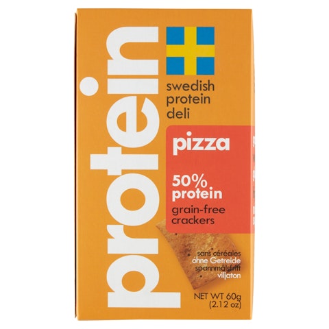 Swedish Protein Deli pizzakeksi 60g 50% protein gluteeniton
