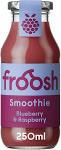 Froosh smoothie 250ml mustikka-vadelma