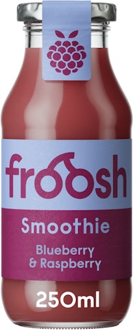 Froosh smoothie 250ml mustikka-vadelma